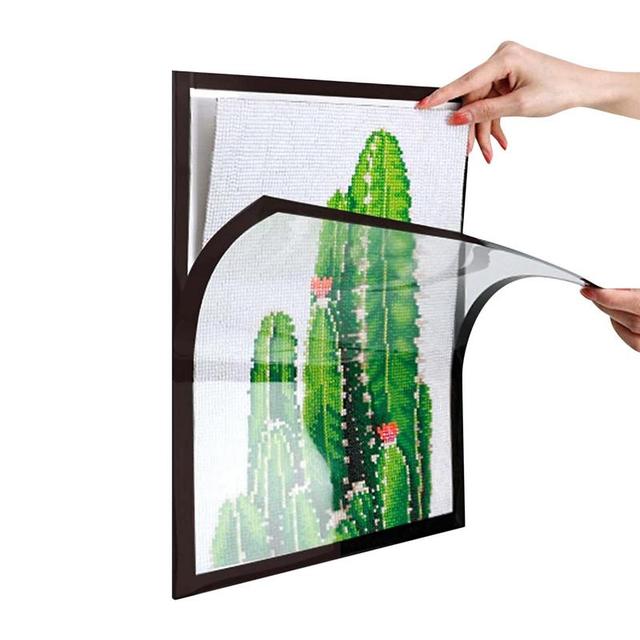 Magnetic Diamond Art Frames 30x40cm Self-Adhesive Wall Gallery